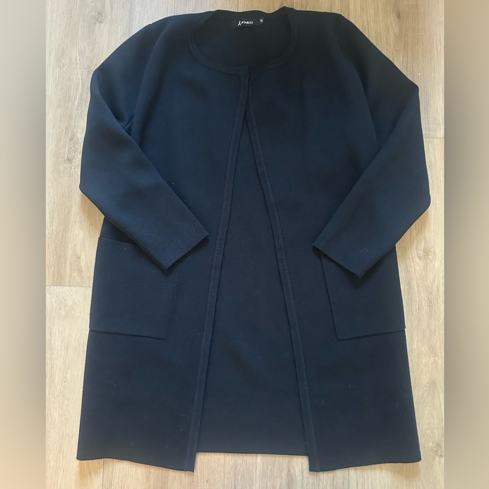 Elegant Black sweater jacket
